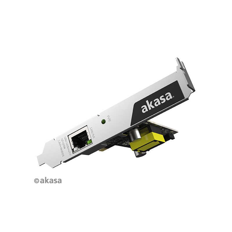 AKASA 2.5 Gigabit PCIe síťová karta s PoE