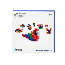 PIXIO Bright Animals magnetická stavebnice