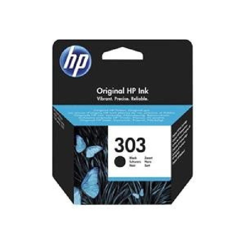 HP 303 Black Original Ink Cartridge (200 pages), T6N02AE
