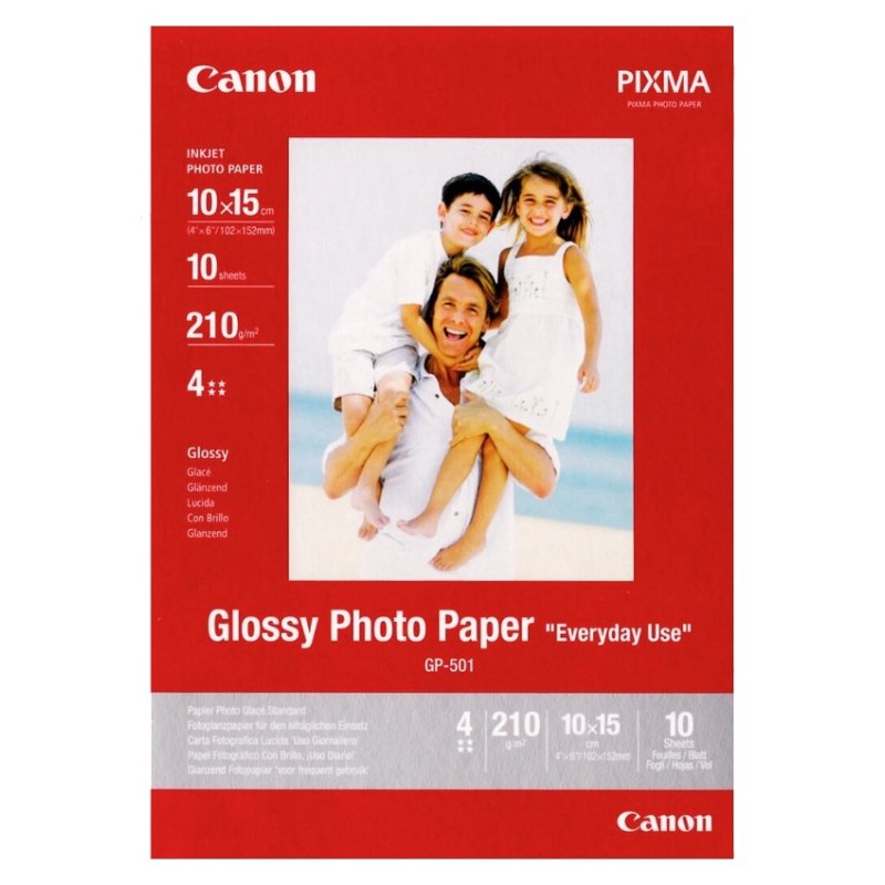 Canon GP-501, 10x15, fotopapír lesklý, 10 ks, 210g