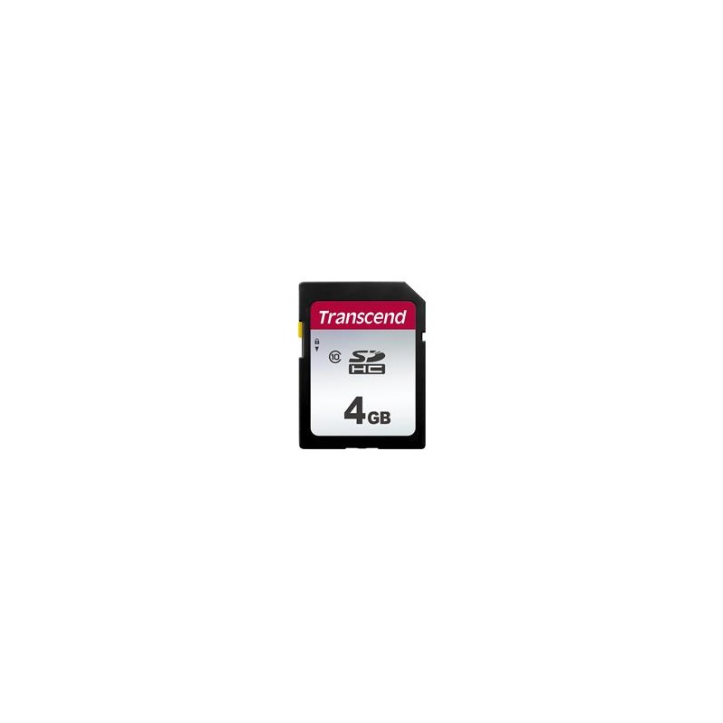 TRANSCEND SDHC karta 4GB 300S, Class 10 (R:20/W:10 MB/s)