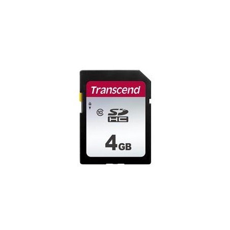 TRANSCEND SDHC karta 4GB 300S, Class 10 (R:20/W:10 MB/s)