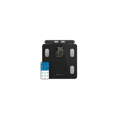 TrueLife FitScale W8 BT Black - osobní diagnostická bluetooth váha