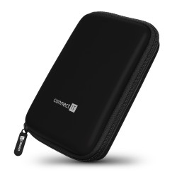 CONNECT IT HardShellProtect pevné skořepinové ochranné pouzdro na 2,5" HDD, černé CFF5000BK