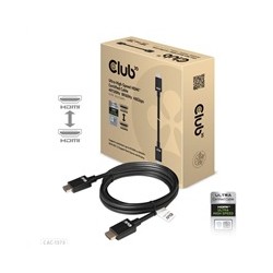 Club3D Kabel Ultra Rychlý HDMI™ Certifikovaný, 4K 120Hz, 8K60Hz, 48Gbps M/M, 3m, 28 AWG