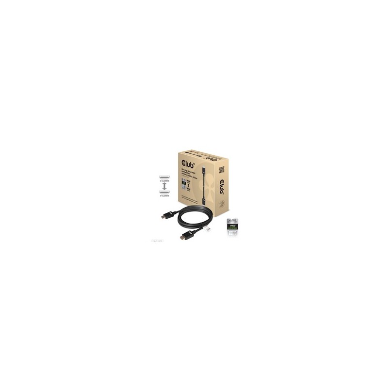 Club3D Kabel Ultra Rychlý HDMI™ Certifikovaný, 4K 120Hz, 8K60Hz, 48Gbps M/M, 3m, 28 AWG