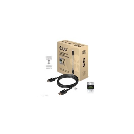 Club3D Kabel Ultra Rychlý HDMI™ Certifikovaný, 4K 120Hz, 8K60Hz, 48Gbps M/M, 3m, 28 AWG