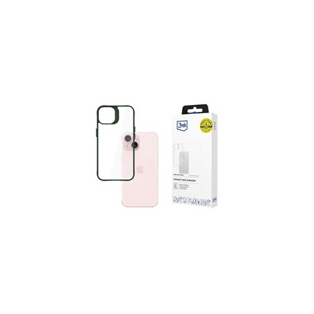 3mk ochranný kryt Satin Armor Case+ Green pro Apple iPhone 15
