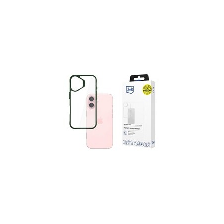 3mk ochranný kryt Satin Armor Case+ Green pro Apple iPhone 16