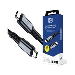 3mk Hyper cable N-SERIES Thunderbolt 4 1m 48V/5A 40Gb/s 240W 8K60Hz PD3.1 černý