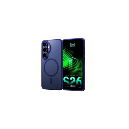3mk ochranný kryt Smoke MagCase Blue pro Samsung Galaxy S26