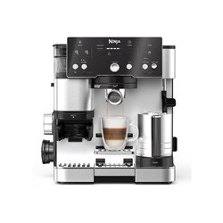 Ninja ES501EU Luxe™ Essential, kávovar 2v1, integrovaný mlýnek, váha, Barista Assist, automatické pěnění mléka