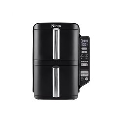 Ninja SL300EU Double Stack horkovzdušná fritéza, 7,6l, černá, 6 funkcí, stohovatelné zásuvky, nepřilnavé