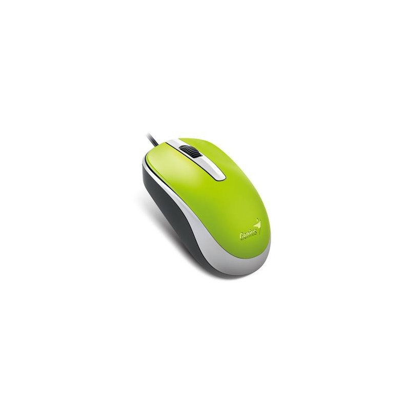 GENIUS myš DX-120, drátová, 1200 dpi, USB, zelená
