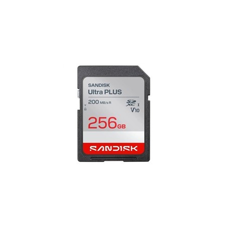 Sandisk Ultra PLUS SDXC karta 256GB UHS-I, V10, U1, C10, (200MB/s)