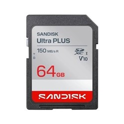 Sandisk Ultra PLUS SDXC karta 64GB UHS-I, V10, U1, C10, (150MB/s)