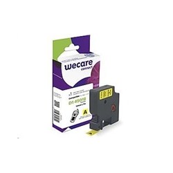 WECARE ARMOR páska pro DYMO S0720580, černá/žlutá, 12mm x 7m