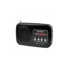 Orava RP 130 přenosný rádiopřijímač, SD Karta, výstup na sluchátka, LED displej, FM rádio, USB, AUX vstup, černý