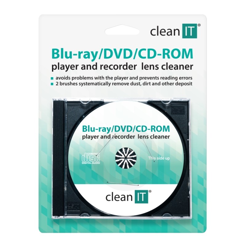 CLEAN IT čistící CD pro Blu-ray/DVD/CD-ROM přehrávače (náhrada za CL-32)