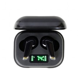 GEMBIRD sluchátka FitEar-X300B, Bluetooth, TWS, černá