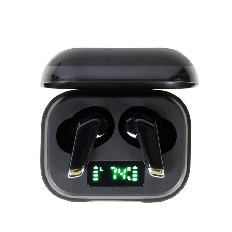 GEMBIRD sluchátka FitEar-X300B, Bluetooth, TWS, černá