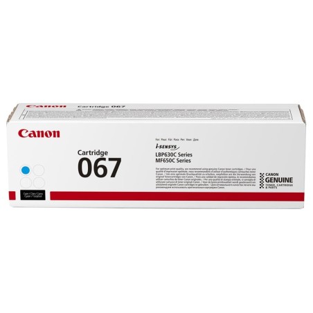 Canon TONER 067 azurová pro i-SENSYS LBP631Cw, LBP633Cdwa, MF651Cw, MF655Cdw, MF657Cdw (1250 str.)