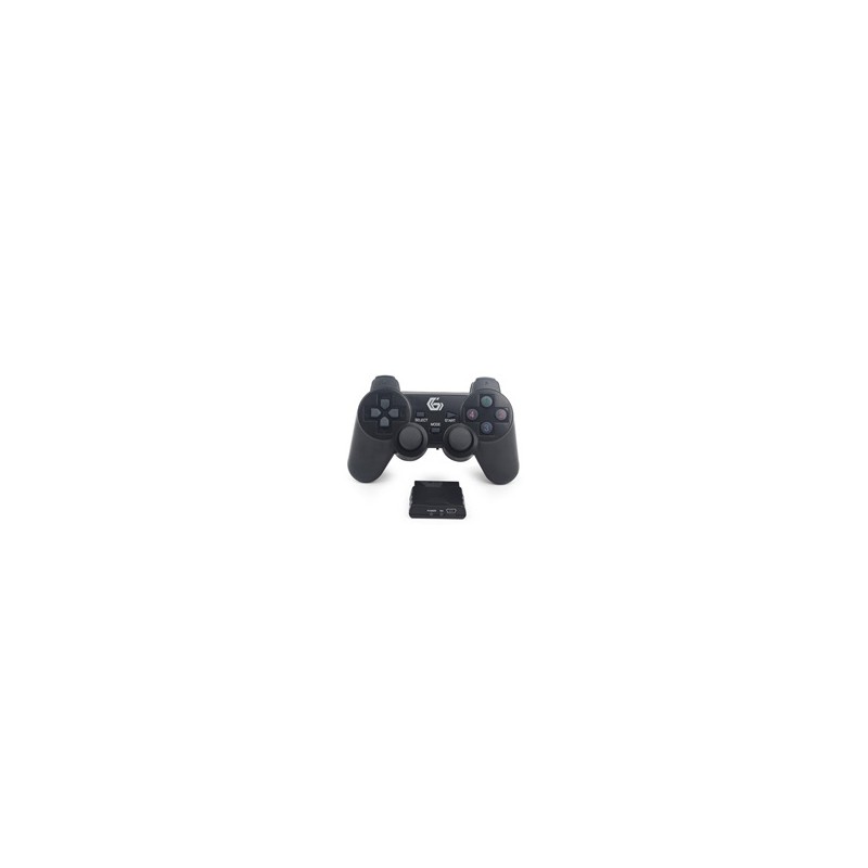 GEMBIRD gamepad JPD-WDV-01, vibrační, bezdrátový, PC/PS2/PS3, USB