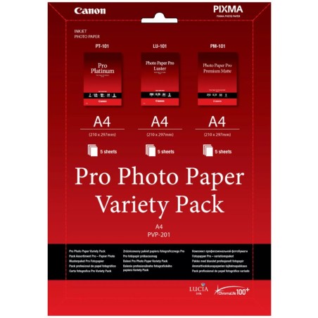 Canon PVP-201 PRO, A4 fotopapír Variety Pack