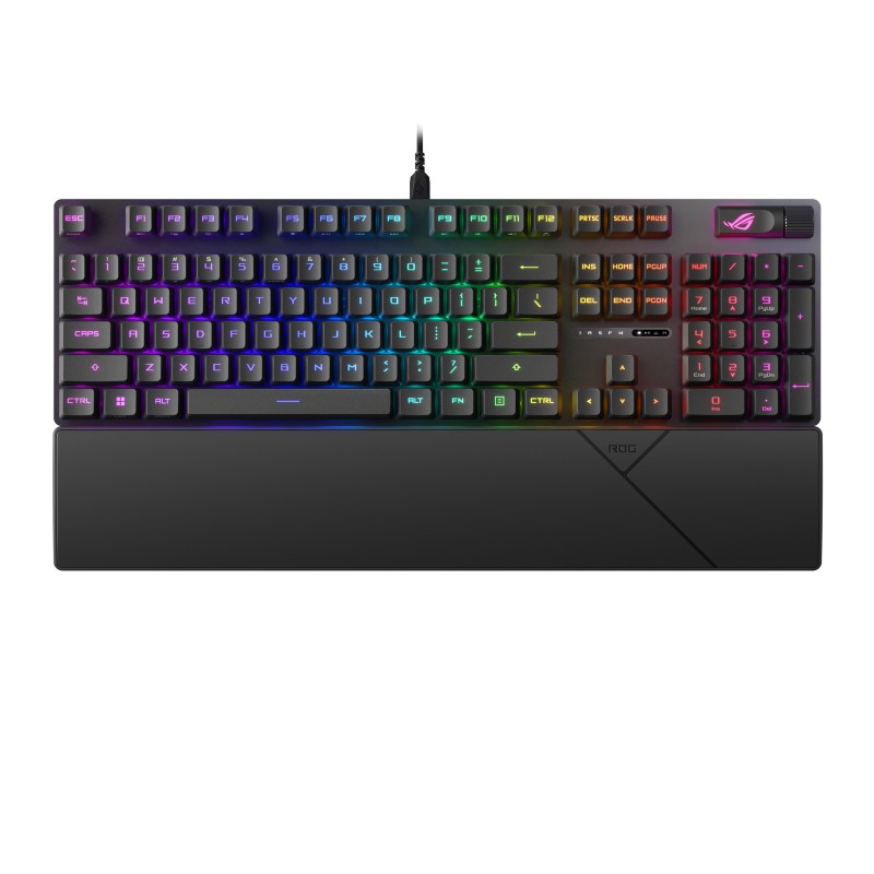 ASUS klávesnice ROG STRIX SCOPE II, mechanická, drátová, ROG RX RED / PBT, US