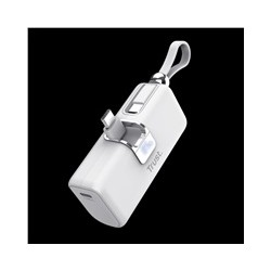 TRUST powerbanka PACTO 5000 PD POCKET, bílá