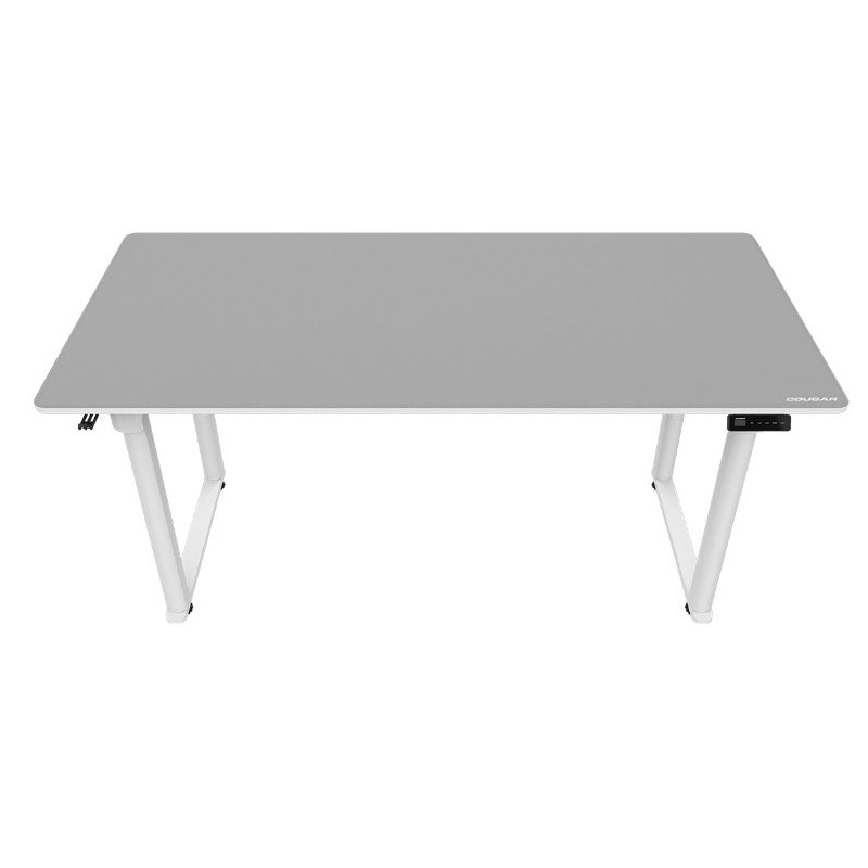 COUGAR stůl E-GRAV 160 WHITE elictric 1600 x 750 x 15 mm, 730~1180mm Silent Dual Motor Drive