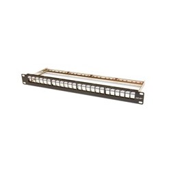 19" modulární patch panel LEXI-Net 24port, černý