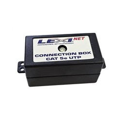 LEXI-Net Spojovací box MINI UTP Cat5E narážecí, černá