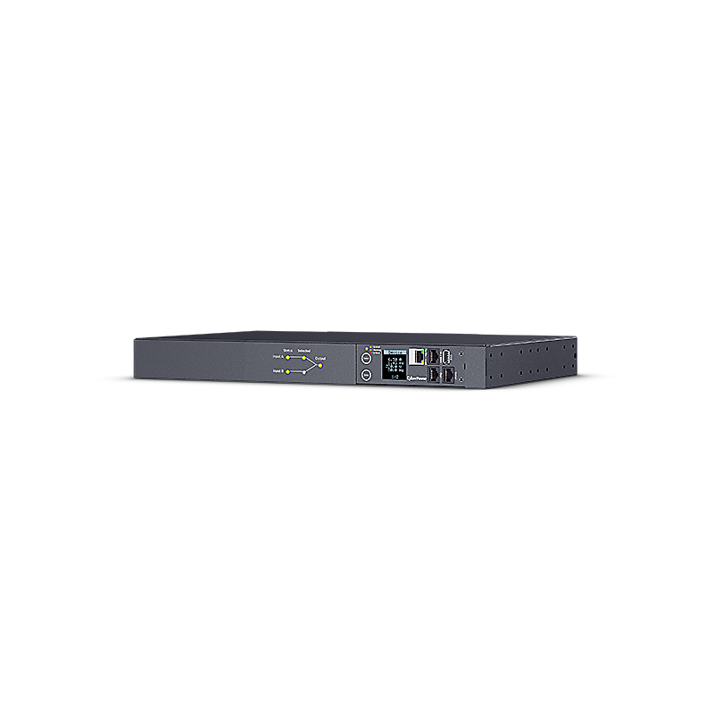 CyberPower Rack ATS Switched PDU, 1U, 16A, (8)C13, (2)C19, IEC C20 (2)