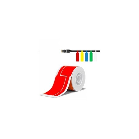 Niimbot štítky na kabely T 25x76mm 200ks Červené pro B21, B21S, B3, B1S