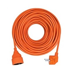 Solight prodlužovací přívod - spojka, 1 zásuvka, 10m, 3 x 1mm2, oranžová