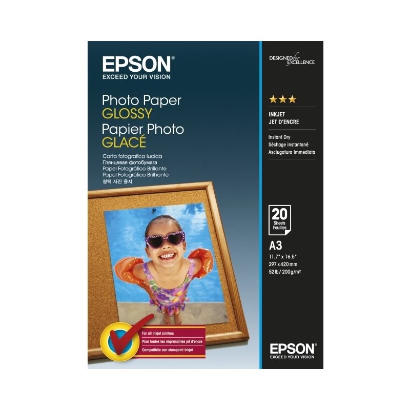 Photo Paper Glossy - A3 - 20 Listů