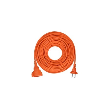 Solight 1z pohyblivý přívod - spojka, 30m, 2 x 1,5mm2, oranžová