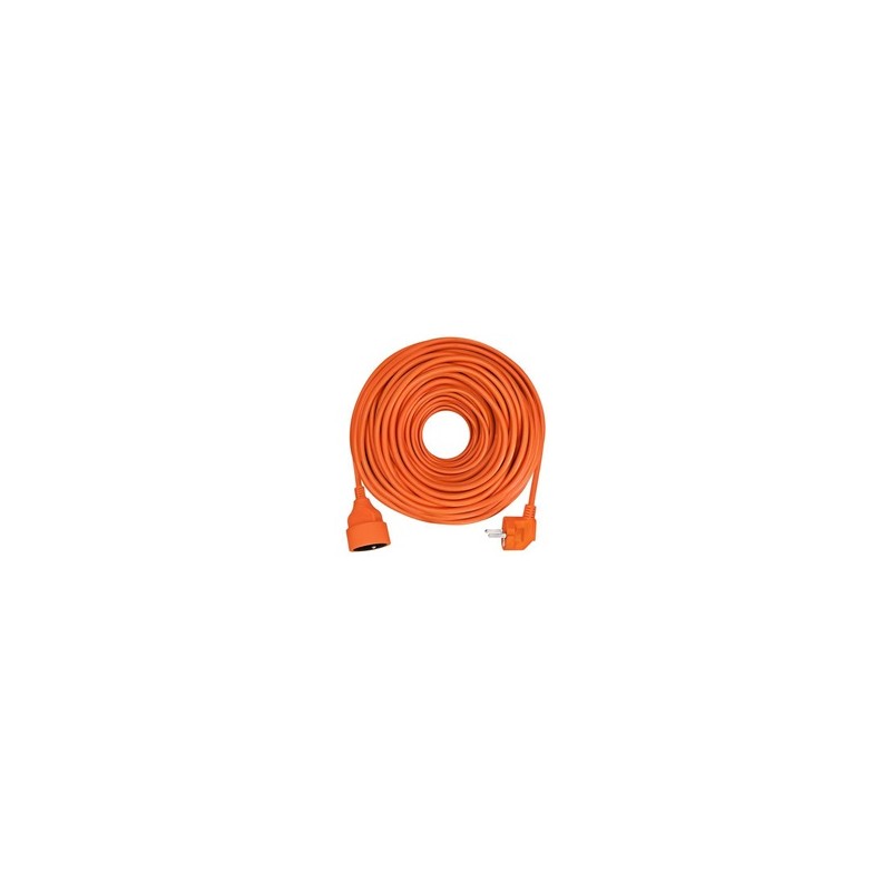 Solight prodlužovací přívod - spojka, 1 zásuvka, 25m, 3 x 1,5mm2, oranžová