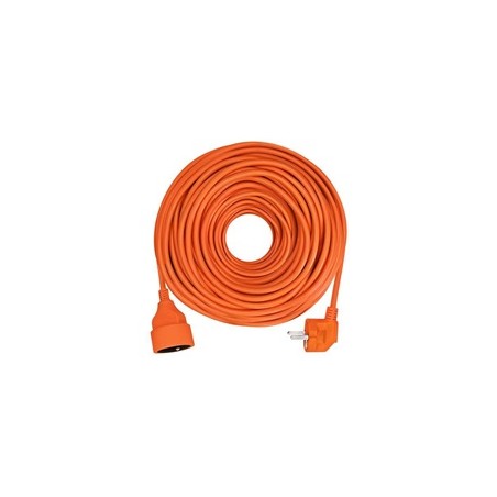 Solight prodlužovací přívod - spojka, 1 zásuvka, 25m, 3 x 1,5mm2, oranžová