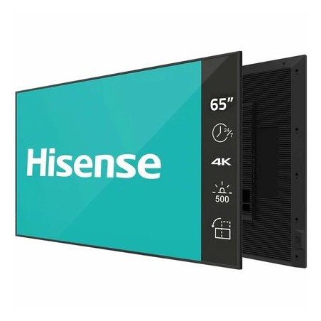 Hisense 65DM66D, 65” 4K UHD IPS Digital Signage Display - 24/7 Operation