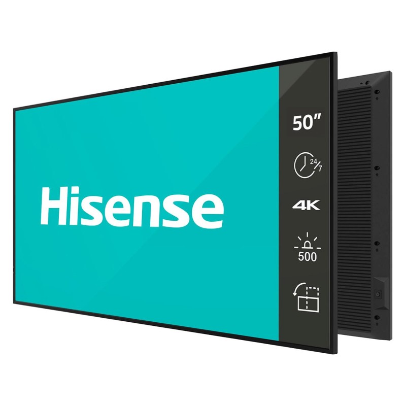 Hisense 50DM66D, 50” 4K UHD VA Digital Signage Display - 24/7 Operation
