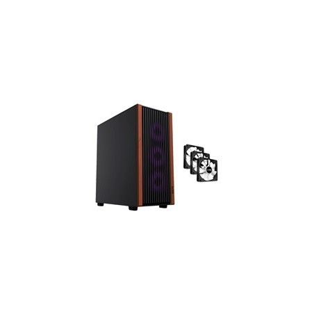 1stCOOL skříň G6 Noble, Mid Tower, ATX, AU, 3x 120mm Fan, Černá