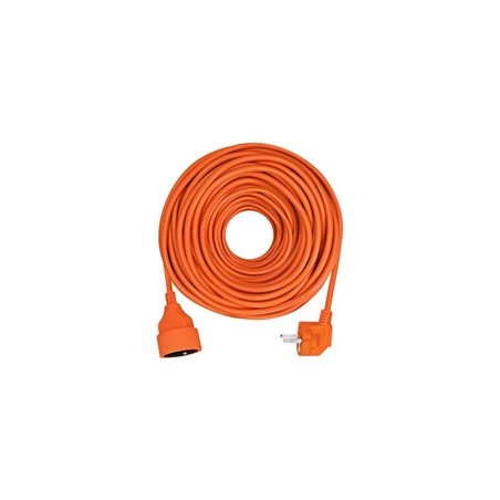 Solight prodlužovací přívod - spojka, 1 zásuvka, 20m, 3 x 1,5mm2, oranžová
