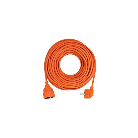 Solight prodlužovací přívod - spojka, 1 zásuvka, 30 m, 3 x 1,5mm2, oranžová