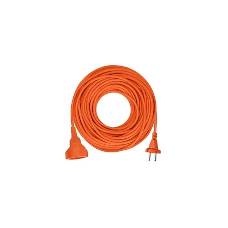 Solight 1z pohyblivý přívod - spojka, 20m, 2 x 1,5mm2, oranžová