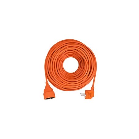 Solight prodlužovací přívod - spojka, 1 zásuvka, 40 m, 3 x 1,5mm2, oranžová