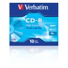 VERBATIM CD-R(10-Pack)Jewel/EP/DL/40x/90min/800MB
