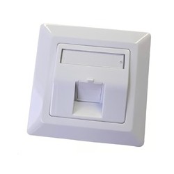 Zásuvka neosazená universální 1 port - 80x80