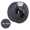 Tisková struna (filament) C-TECH PREMIUM LINE, PLA, ocelová šedá, RAL7011, 1,75mm, 1kg
